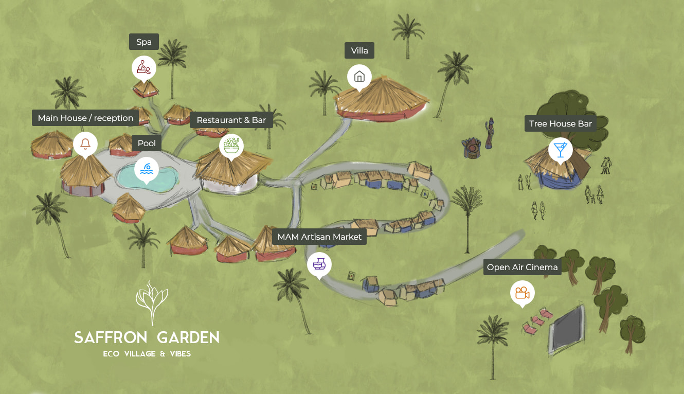 Saffron Garden Saffron Garden map